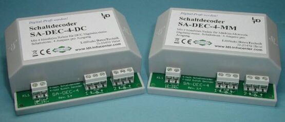 SA-DEC-4-DC-G / Schaltdecoder