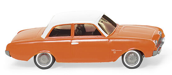 Ford 17M - orange mit weißem Dach