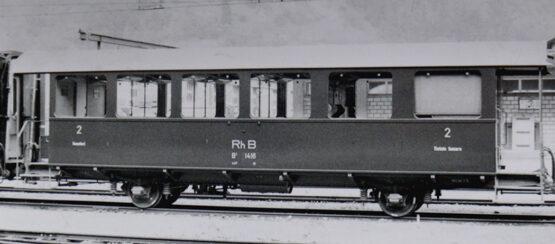 RhB B2 1416 Zweiachser grün