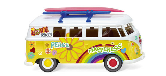 VW T1 Bus Flower Power