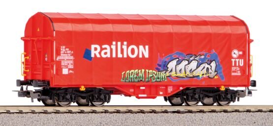 Schiebeplanenwg. Railion NS mit Graffiti V