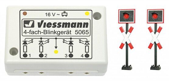 N Andreaskreuze, 2 Stück mit Blinkelektronik