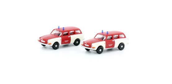 2er Set VW 1600 Kombi Feuerwe