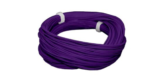 Hochflexibles Kabel, Durchmesser 0.5mm, AWG36, 2A, 10m Wickel, Farbe violett