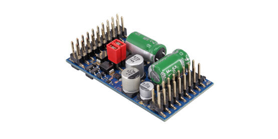 LokSound 5 L DCC/MM/SX/M4 Leerdecoder, Stiftleiste mit Adapter, Retail, Spurweite: 0