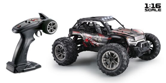 1:16 Elektro Modellauto High Speed Sand Buggy &quot;&quot;X Truck&quot;&quot; schwarz/rot 4WD RTR