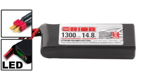 Team Orion LiPo 1300 4S 14,8V 50C Dean's