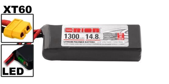 Team Orion LiPo 1300 4S 14,8V 50C XT60