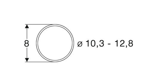 Haftringe D10/D7x0,5mm 10 Stk.