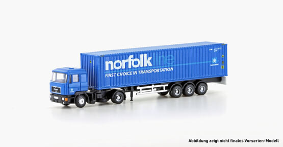 MAN F90 Container-Sattelzug Norfolkline