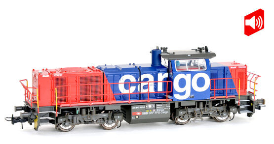 Diesellok Vossloh Am 842 SBB Cargo, Ep.V-VI, Sound