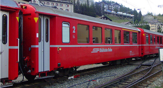 RhB AB 1543 Einheitswagen I BB rot