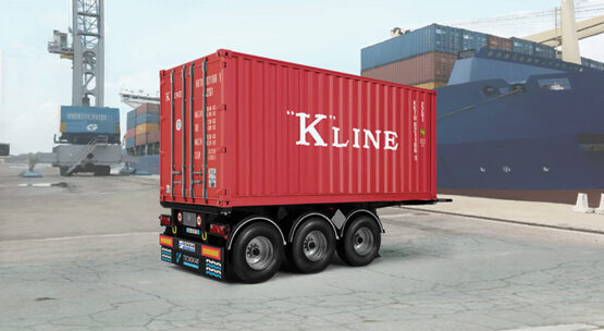 1:24 20ft Container Trailer