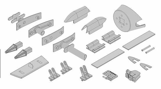 Kunststoffteilesatz EasyGlider 4