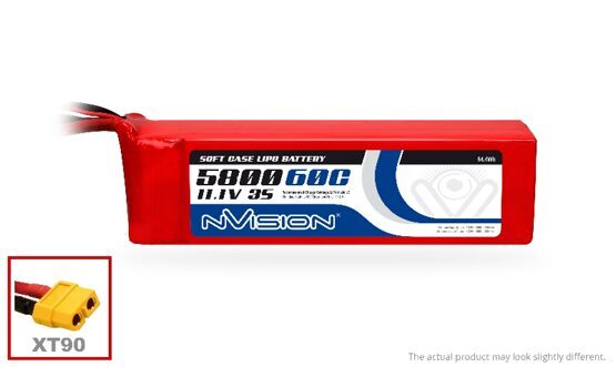 LiPo 5800mAh 3S 11.1V 60C (XT90 plug)