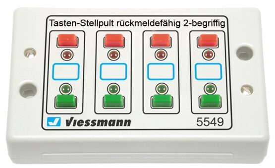 Universal-Tasten-Stellpult, rückmeldefähig,2-begriffig