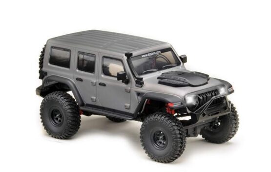 1:18 Micro Crawler Jeep Grey RTR