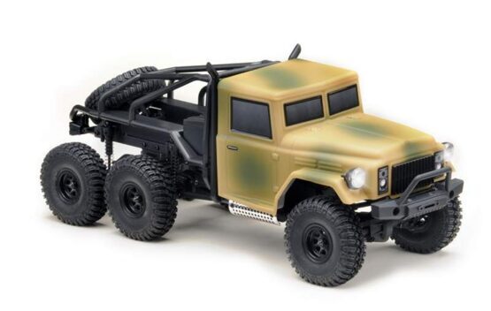 1:18 Micro Crawler 6x6 Truck Camo RTR