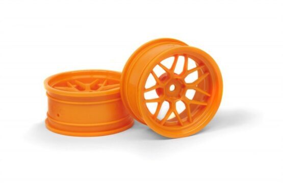 TECH 7 WHEEL ORANGE (6MM/2PCS)