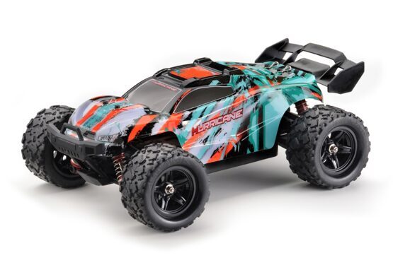 1:18 Elektro Modellauto High Speed Truggy HURRICANE grün 4WD RTR