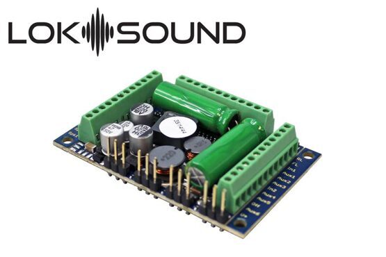 LokSound 5 XL DCC/MM/SX/M4 Leerdecoder, Schraubklemmen, Retail, Spurweite G, I