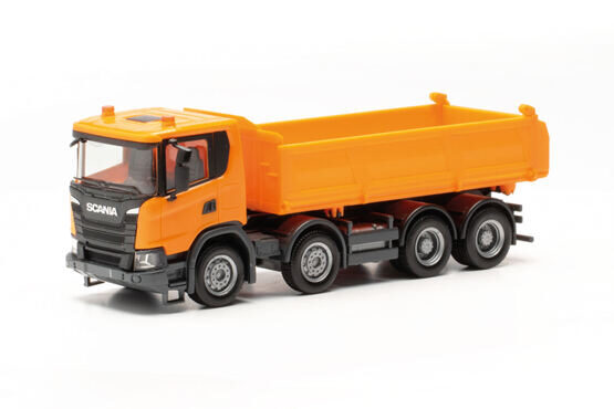 Scania XT17 Meiler 3-Seitenkipper, kommunalorange