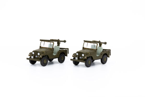 Set mit 2 Jeep PAK58-Panzer Abwehr Kompanie-BAT