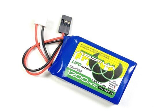 TX LiPo 2S 7.4V 1200mAh SC mit LiPo Protect (JR/FUT)