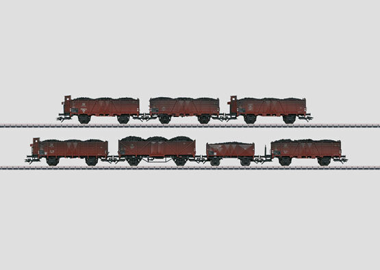 Güterwagen-Set BR 58 DB