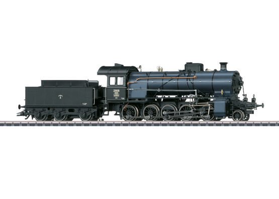 Dampflokomotive mit Schlepptender Serie C 5/6 Elefant