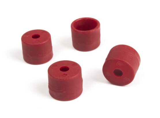 Wheel Washers (Red/4pcs)