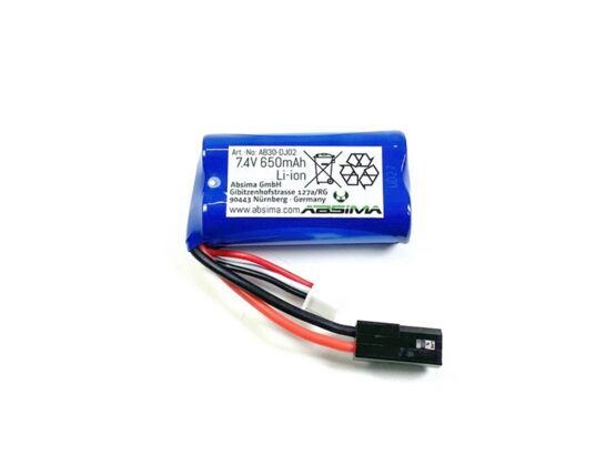 7.4V 650mAh Li-Lion battery