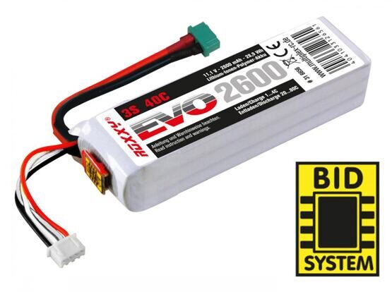 ROXXY EVO LiPo 3-2600M 40C m/w BID-Chip