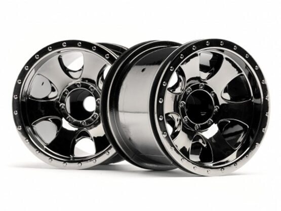 WARLOCK WHEEL BLACK CHROME (2.2in/2pcs)