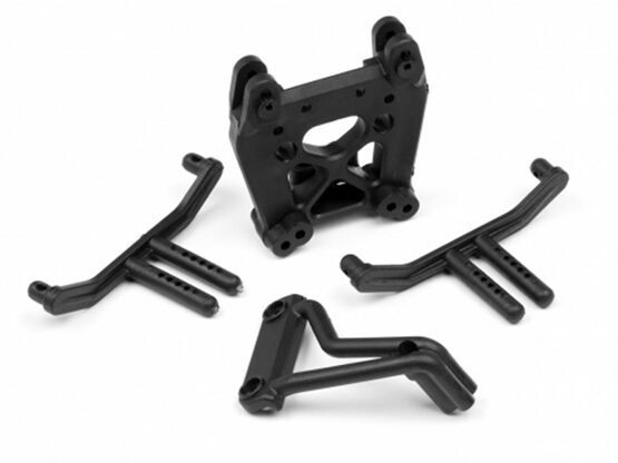 Savage XS - SHOCK TOWER/BODY MOUNT/ROLL BAR SET