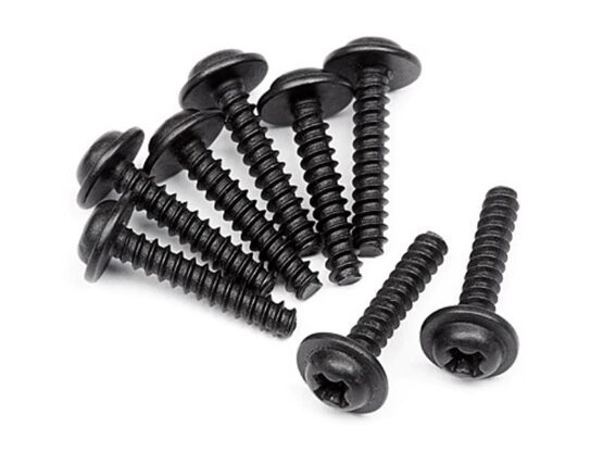 TP. FLANGED SCREW M3X15MM (8PCS)