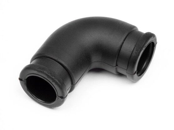 SILICONE EXHAUST COUPLING 12X30MM (BLACK)