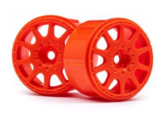 MICRO RALLY WHEEL 17MM ORANGE (4PCS)