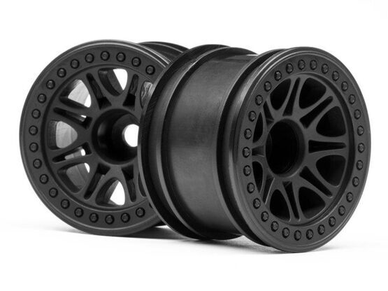 SPLIT 8 TRUCK WHEEL (BLACK/2PCS)