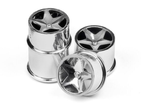 Q32 - Super Star Wheel Set (Chrome/4pcs)