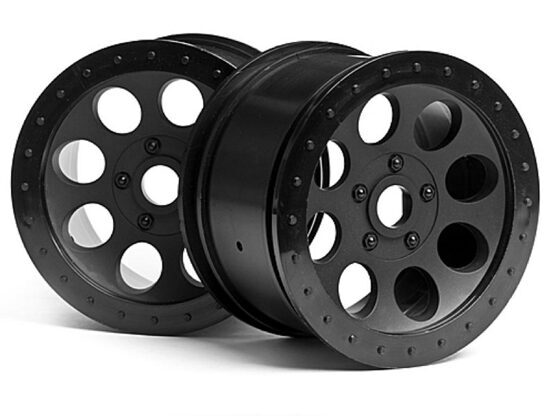 MAG-8 WHEEL BLACK (83X56mm/2pcs)