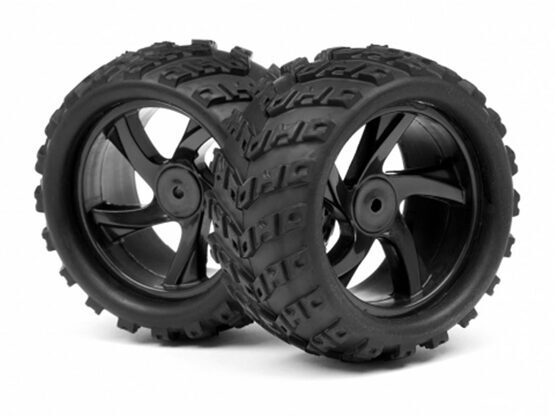 ION - 1/18 Monster Truck Wheel and Tyre Assembly ( MT)