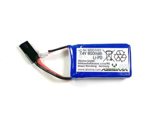 7.4V 800mAh Battery Li-ion