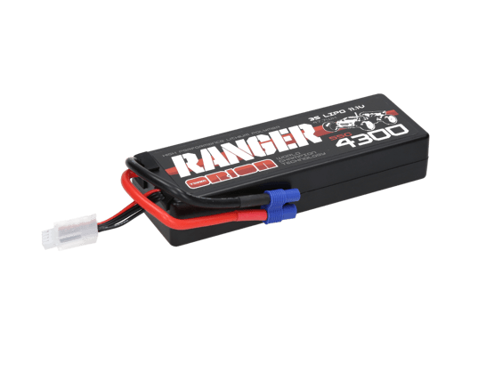 3S 55C Ranger LiPo Battery (11.1V/4300mAh) EC3