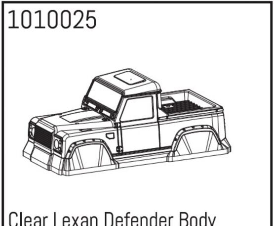 Clear Lexan Defender Body