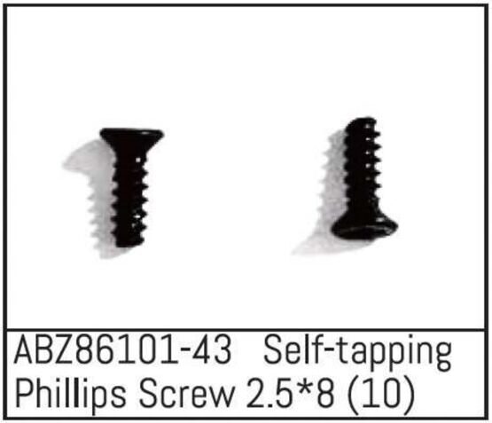 Self-tapping Phillips Screw 2.5*8 - Mini AMT (10)