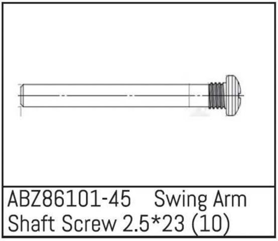 Swing Arm Shaft Screw 2.5*23 - Mini AMT (10)