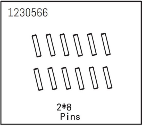 Pins 2*8 (12)