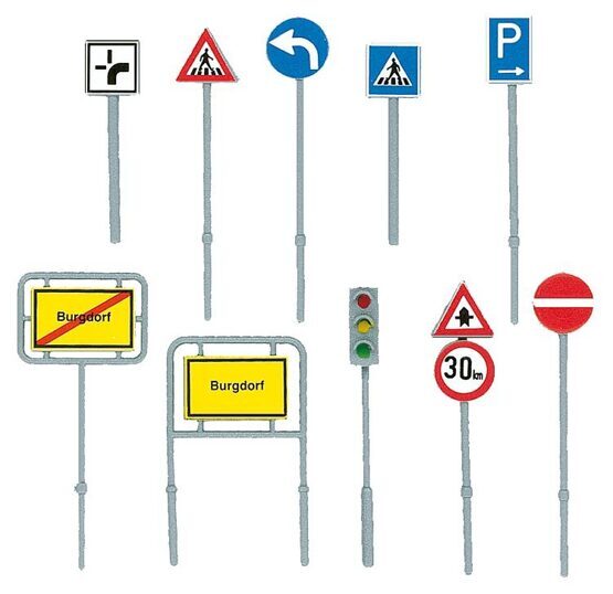 Verkehrsschilder-Set