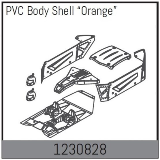 Karosserie-Set - Orange